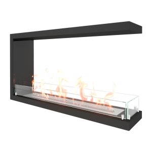 Биокамин торцевой SteelHeat Leader 900