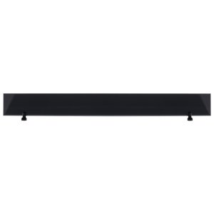 Декоративное стекло для 3D FireLine 1200 черное Lacobel
