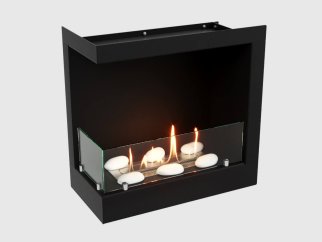 Встроенный биокамин Lux Fire Угловой 490 S (левый угол)