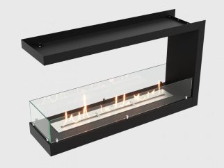 Встроенный биокамин Lux Fire Торцевой 1155 М