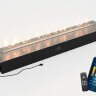 Автоматический биокамин Lux Fire Smart Flame 1600 RC INOX фото 1