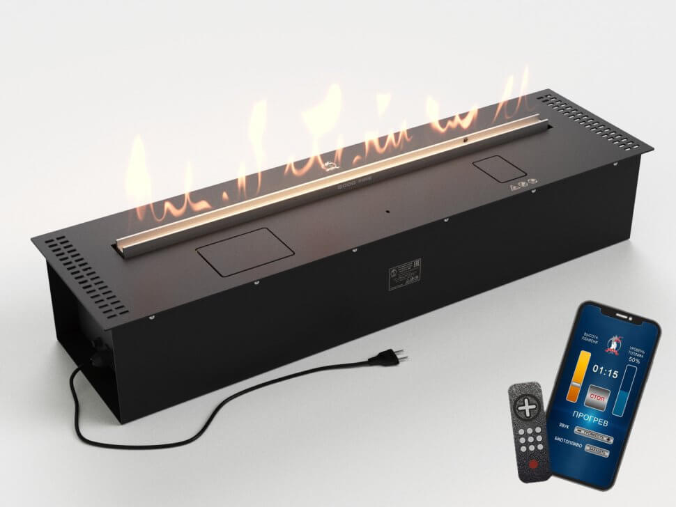 Автоматический биокамин Lux Fire Smart Flame 1000 RC