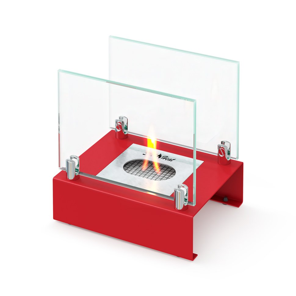 Настольный биокамин SteelHeat ALBA красный Настольный биокамин SteelHeat ALBA красный