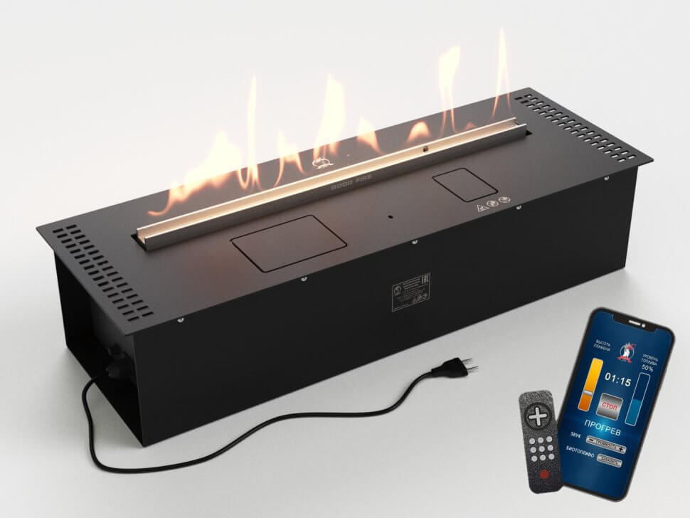 Автоматический биокамин Lux Fire Smart Flame 800 RC