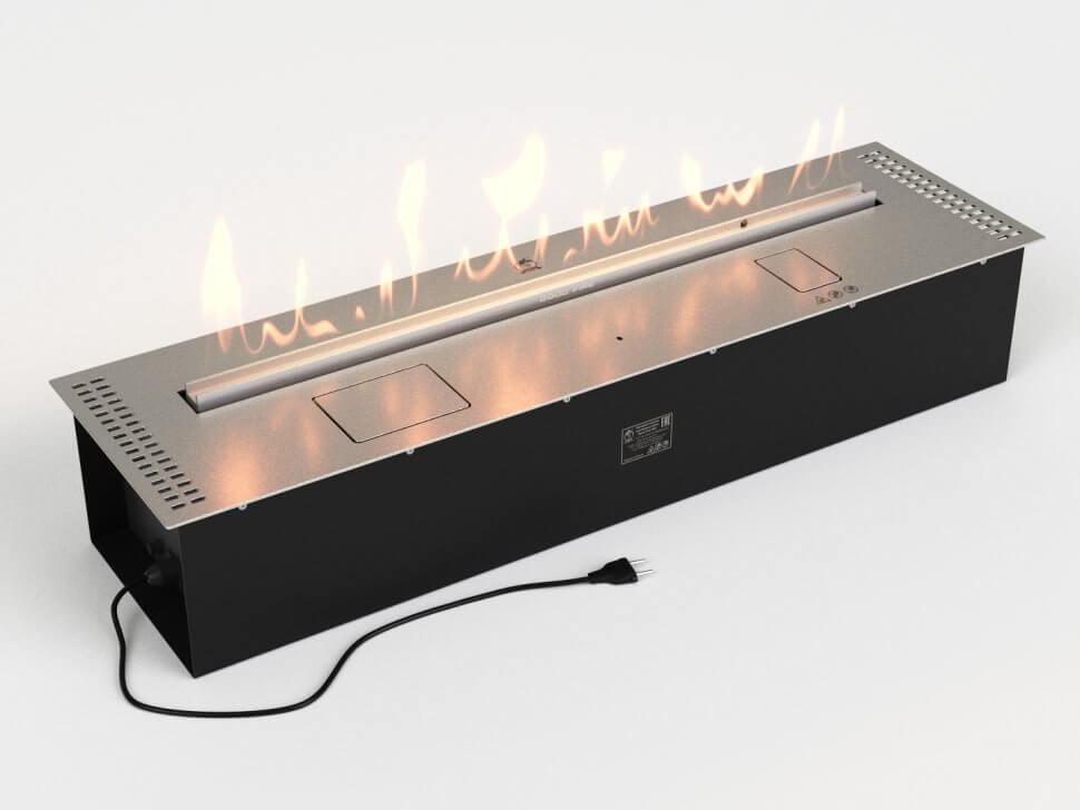 Автоматический биокамин Lux Fire Smart Flame 1000 INOX