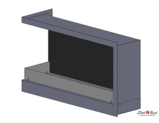 9117А Биокамин угловой левый на заказ