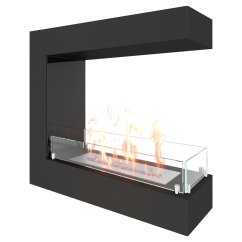 Биокамин торцевой SteelHeat GRAND 600