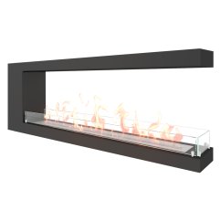 Биокамин торцевой SteelHeat LONG 1500