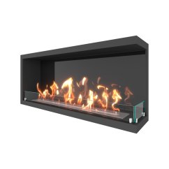 Биокамин угловой SteelHeat Leader 1200 правый