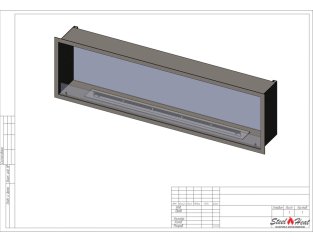 2284C Биокамин встраиваемый на заказ