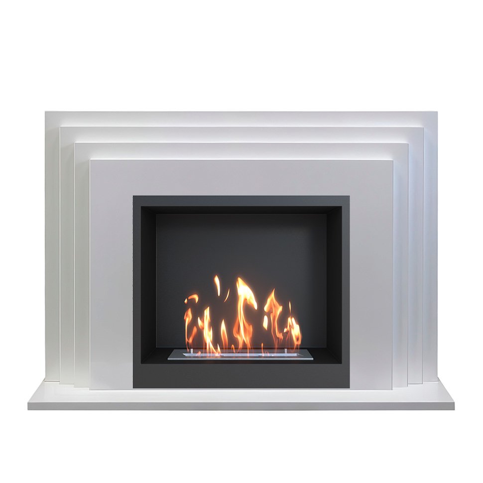 Биокамин в портале SteelHeat Amsterdam Биокамин в портале SteelHeat Amsterdam